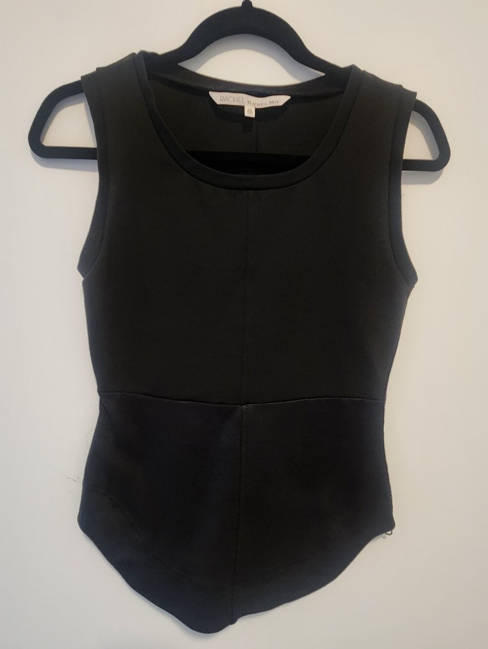 RACHEL Rachel Roy Black Sleeveless Top